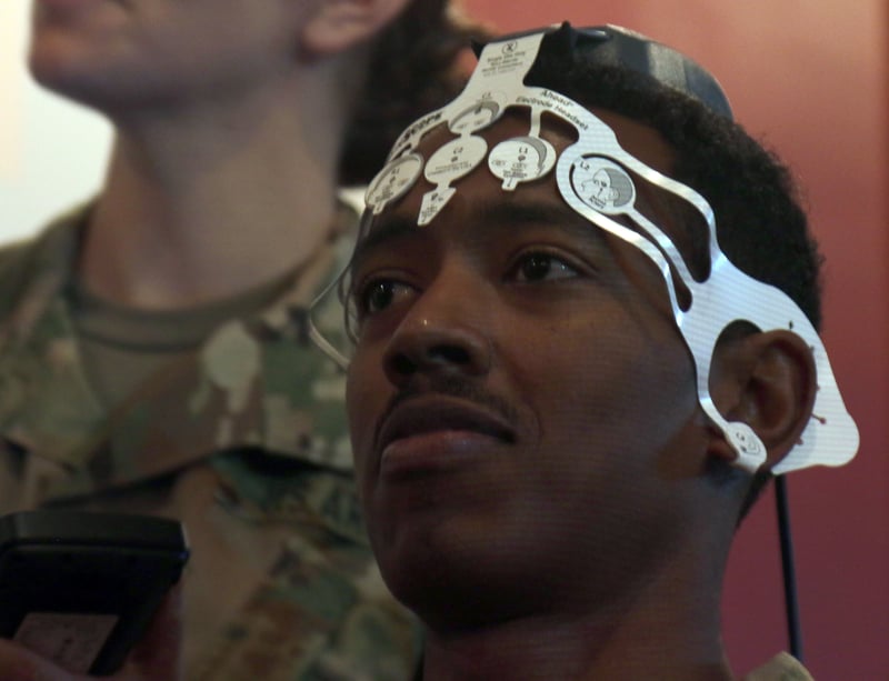 BrainScope in use at Combat Support Hospital